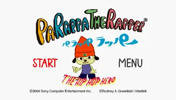 PaRappa the Rapper (EU - AU) screen shot title